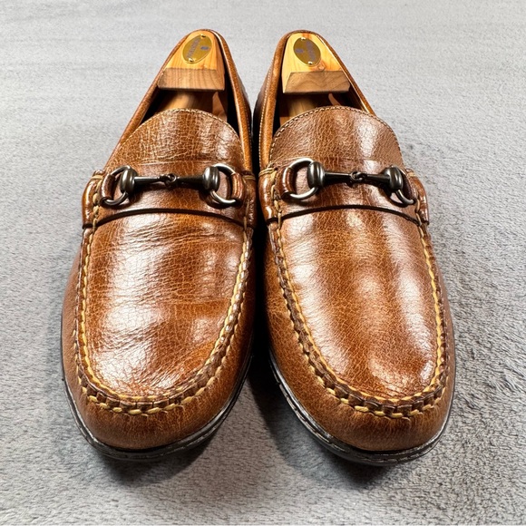 Martin Dingman Water Buffalo Leather Horse Bit Loafers main image 4
